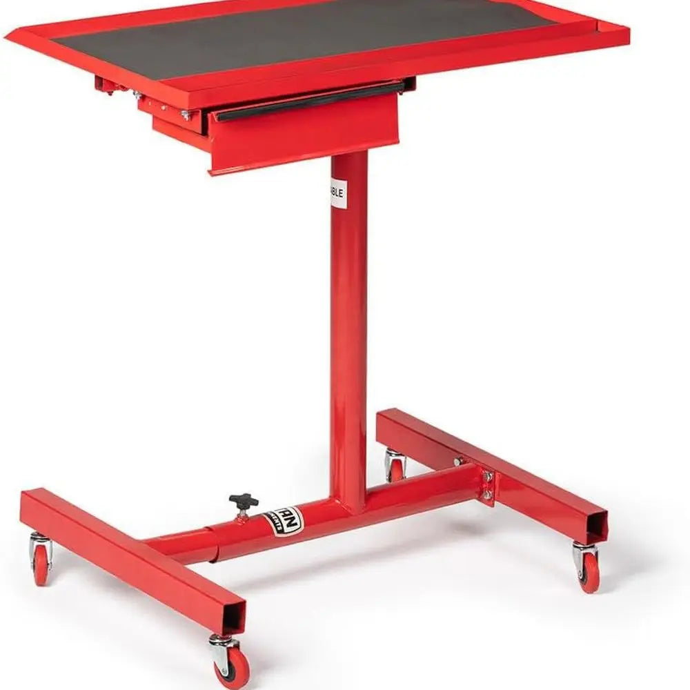 Adjustable Rolling Workbench with Drawers - Height Adjustable Workshops ...