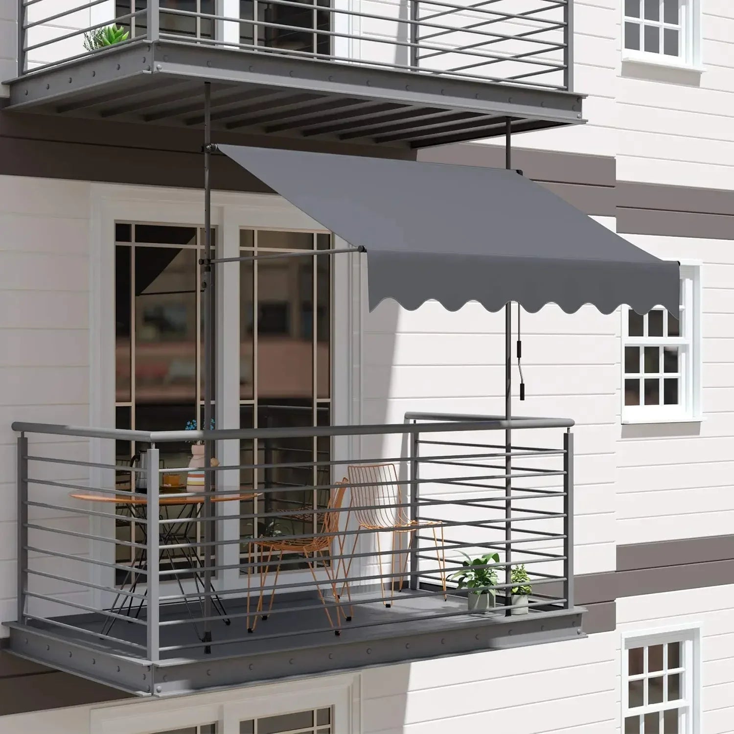 Outdoor Patio Awning 118x47