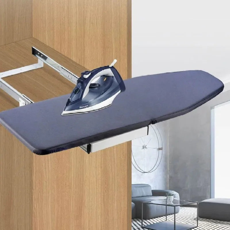 Retractable Rotating Ironing Board | Foldable Pull-Out Cabinet Laundry ...