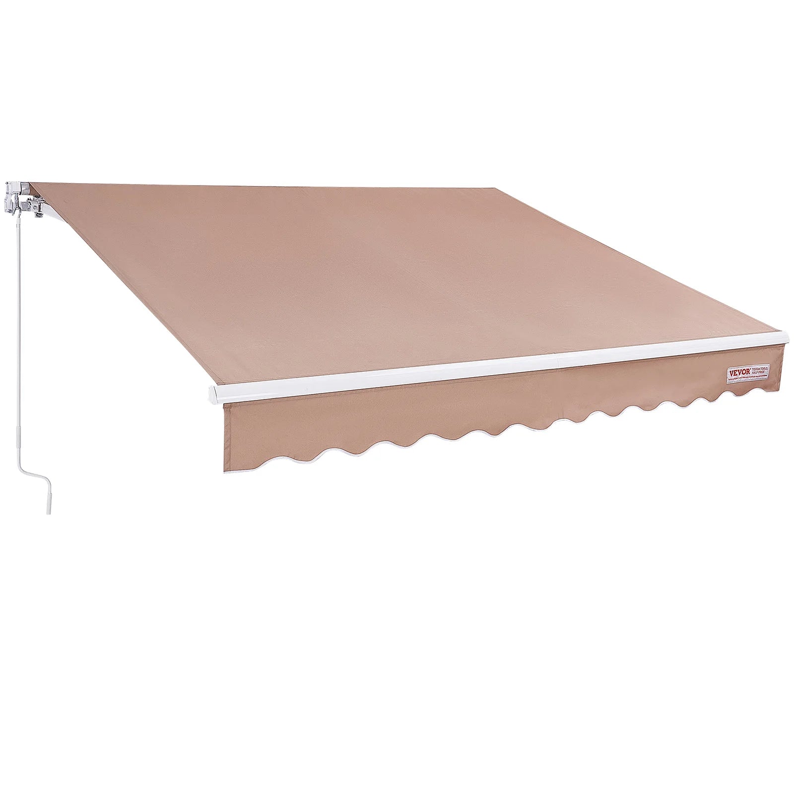 Manual Retractable Awning 13x8 Feet - Outdoor Sun Shade Water Resistant ...