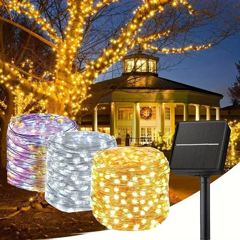 Outdoor Decorative Solar Led Light String 300led Lights With ...